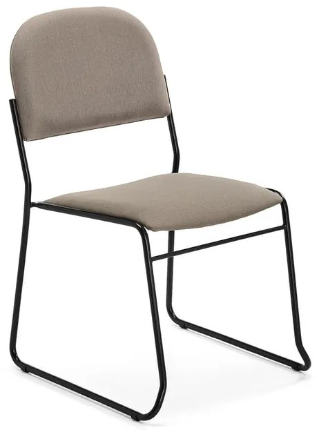 Stolička DAWSON, béžová/čierna