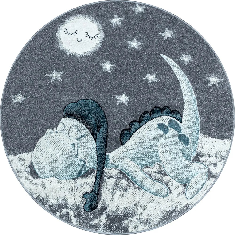 Modro-sivý detský koberec ø 160 cm Bambi – Ayyildiz Carpets