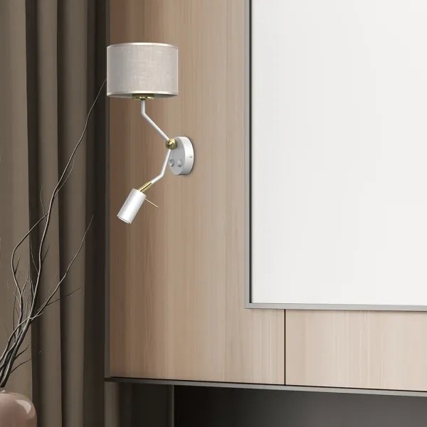 Nástenná lampička LINO 1xE27/40W/230V + 1xGU10/MR11/7W