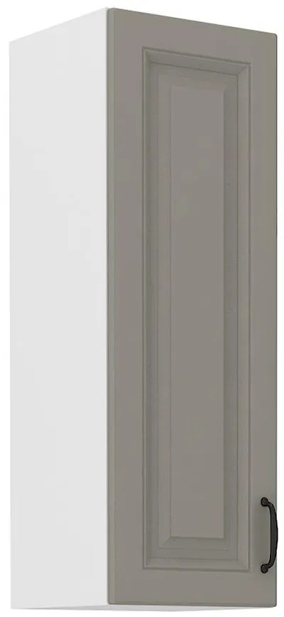 Kuchynská skrinka Stilo claygrey/biely 30g/90 1f