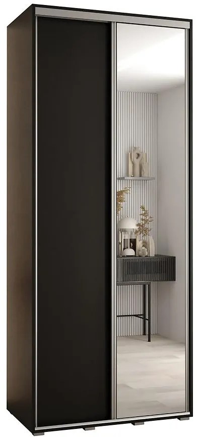 Skriňa 45 Canaris 3 130 čierna/silver