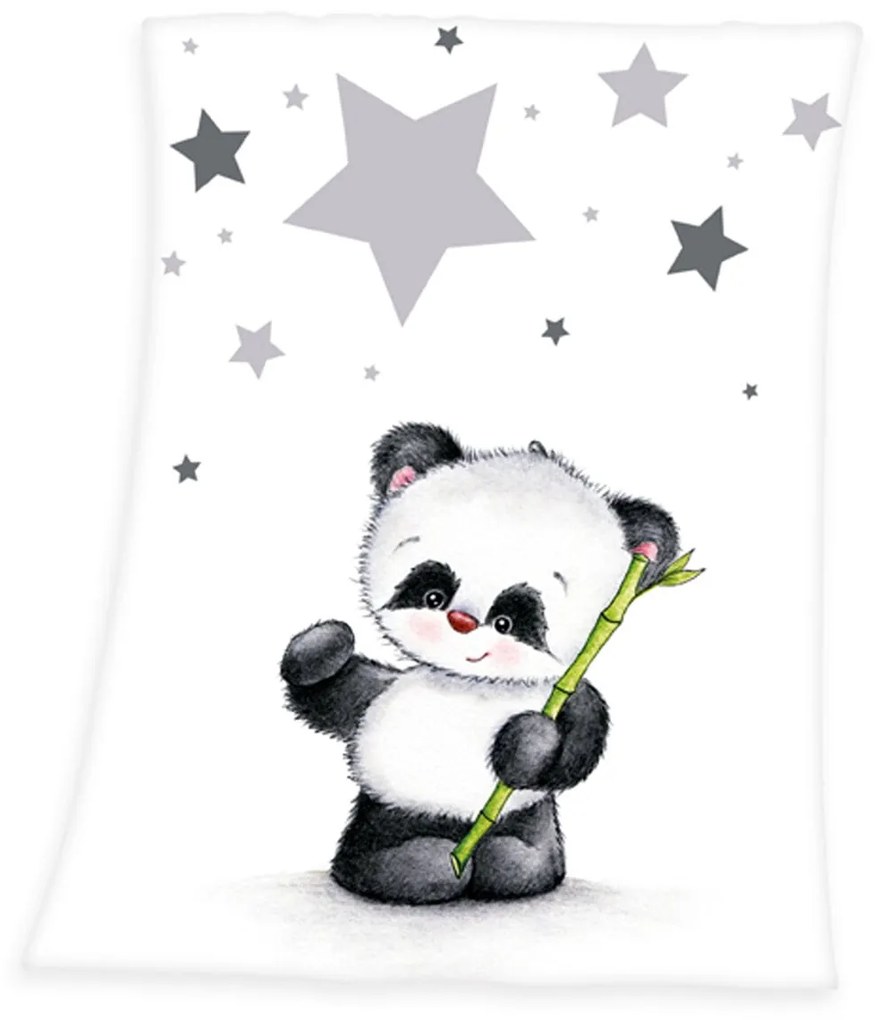 Fleecová deka pre batoľata Malá panda 75x100 100% Polyester Herding