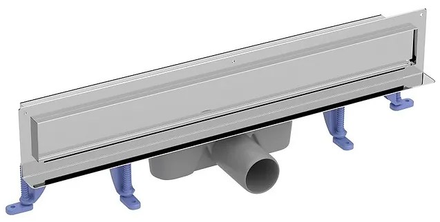 Cersanit Tako, nerezový odtokový žľab na stenu 50cm, nerez, S907-016