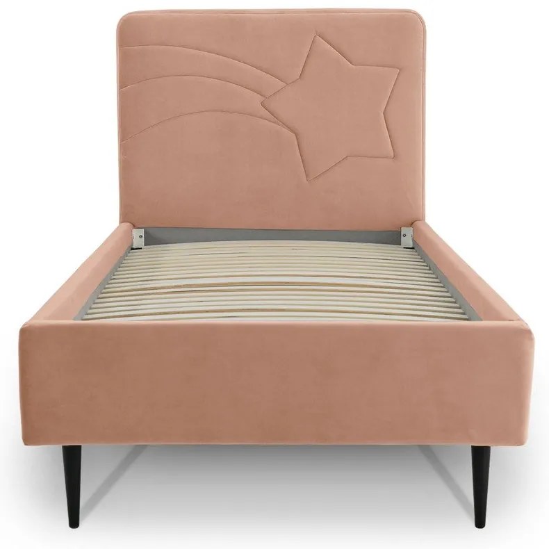 Ružová detská posteľ 120x200 cm Star – Scandic