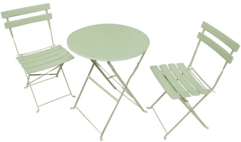 Skladacia súprava záhradného nábytku ORION zelená