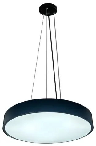 LED Stmievateľný luster na lanku LED/50W/230V 3000-6500K čierna + diaľkové ovládanie