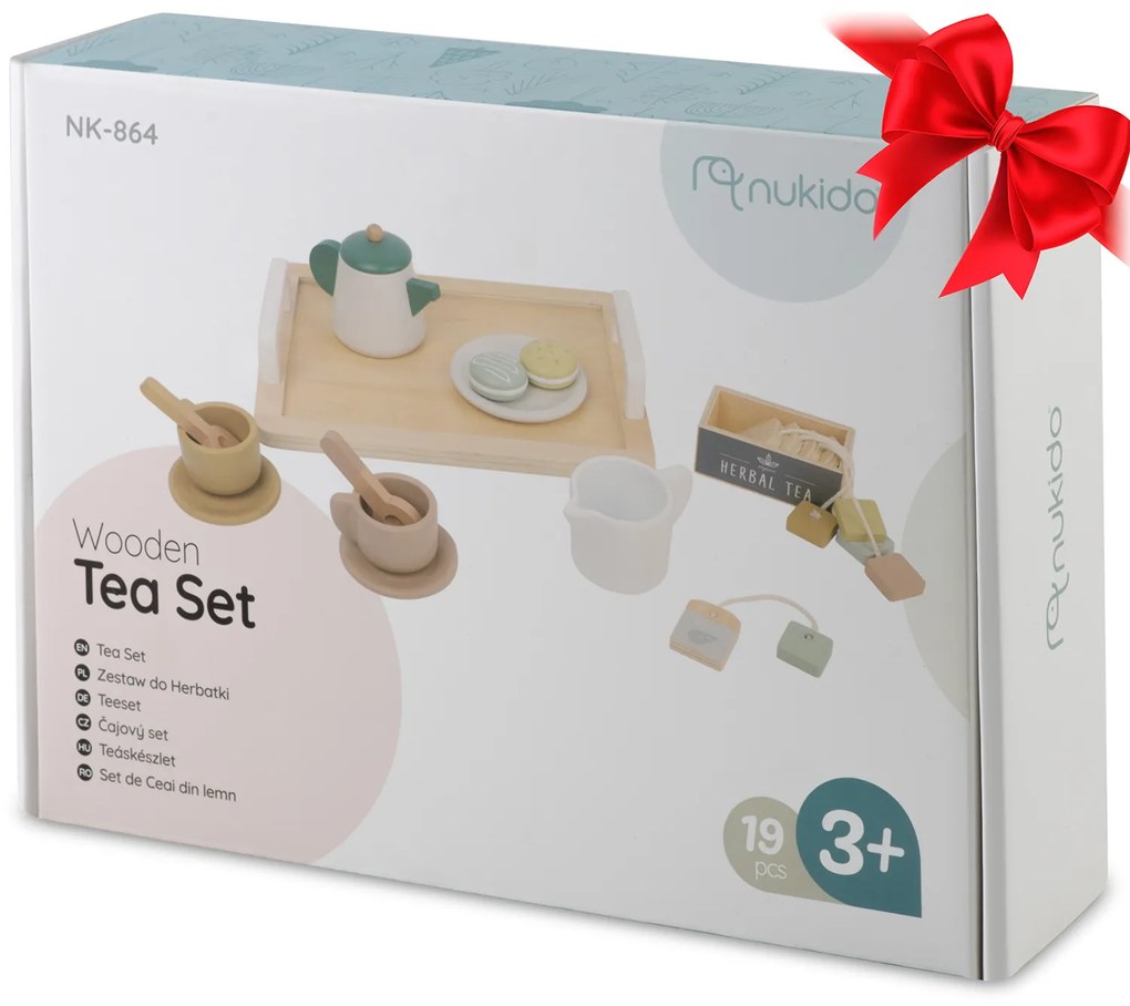 Drevená čajová súprava Nukido NK-864