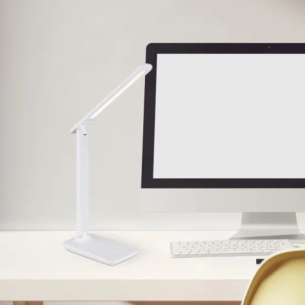 Globo 58439W - LED stolná lampa BRIGHTON 5W/230V, 2700/4000/6500K, biela