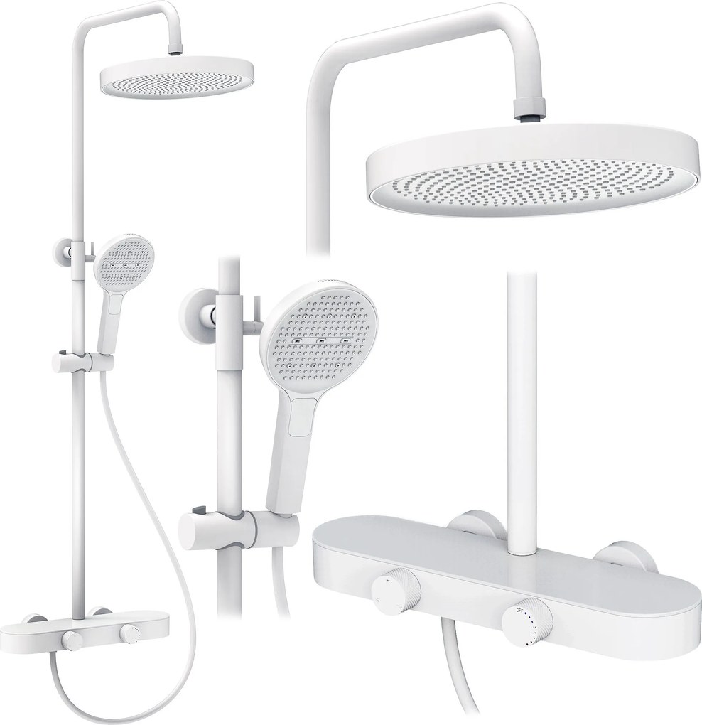 Rea Creo, sprchový set s funkciou bidetovej spŕšky, biela matná, REA-P0359