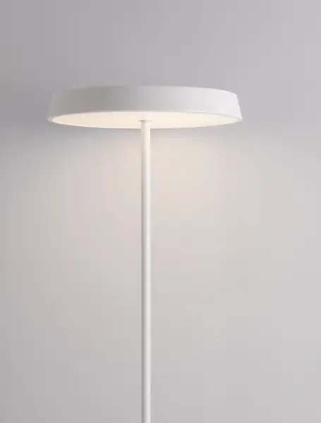 LED bielo-čierna stojaca lampa Vetro