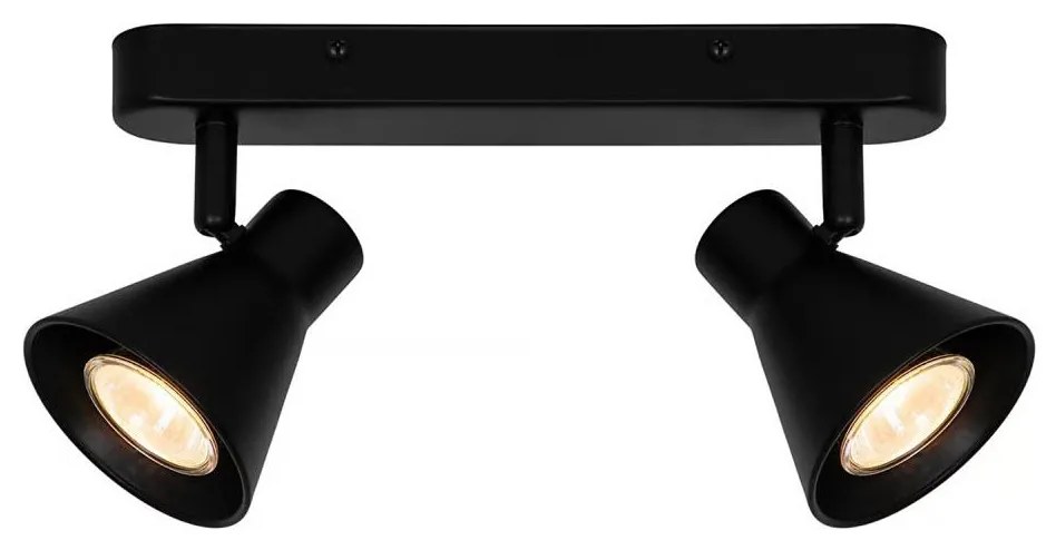 Nordlux - Bodové svietidlo EIK 2xGU10/35W/230V čierne