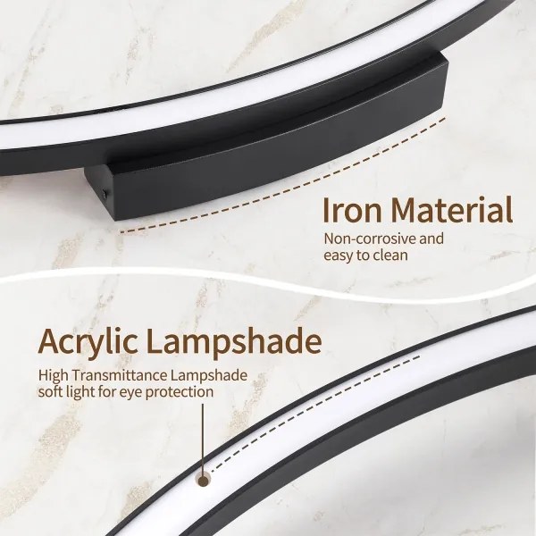 Brilagi - LED stmievateľné svietidlo PORTOFINO LED/60W/230V priemer 80 cm čierna + DO