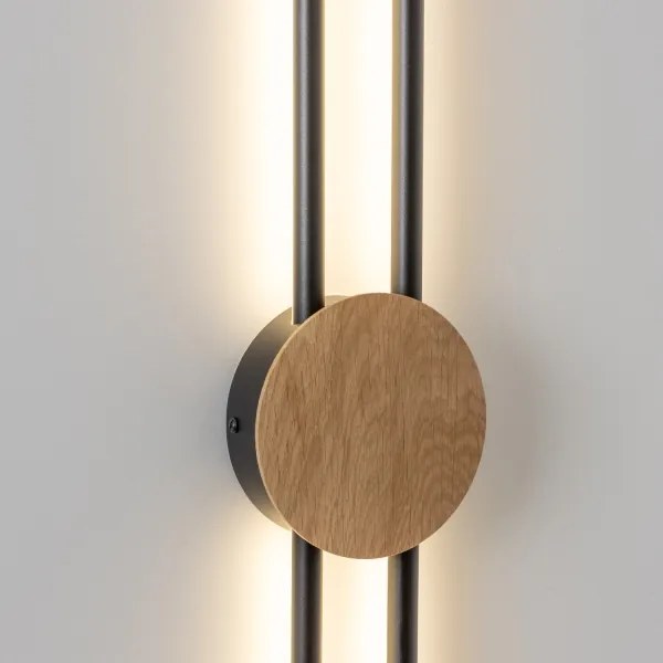 Brilagi - LED Nástenné svietidlo WOODY COLLINE LED/15W/230V 80 cm dub