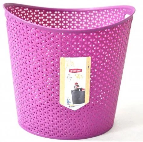 CURVER MY STYLE RATTAN 30447 Kôš na bielizeň 30 l vínová