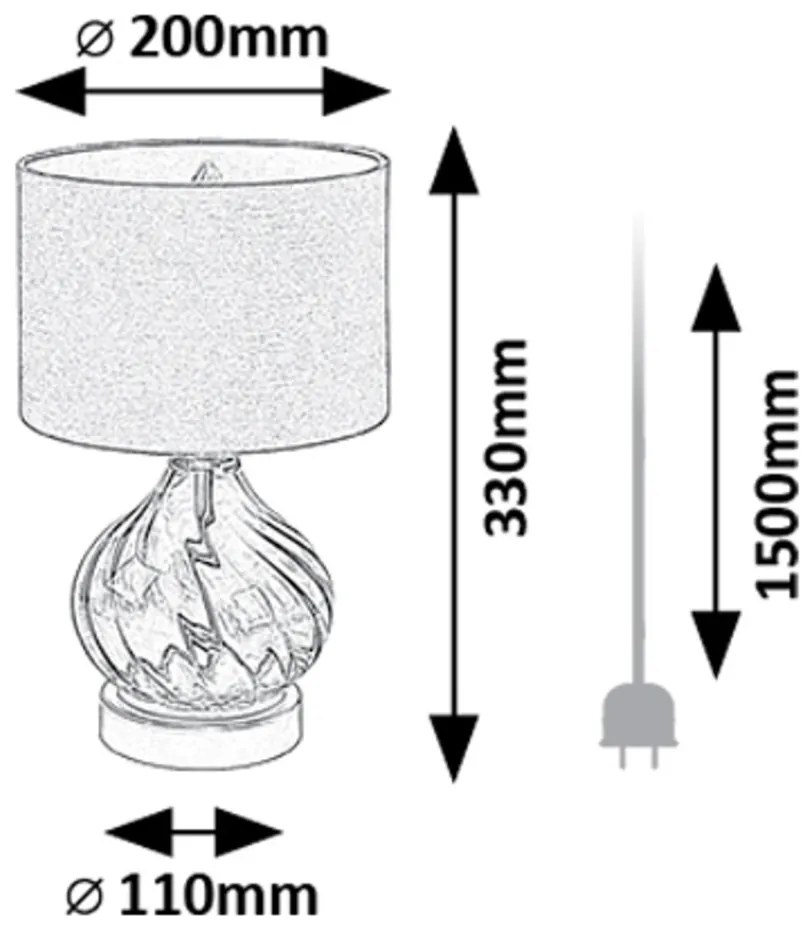 Rabalux PIRELO stolná lampa 74034