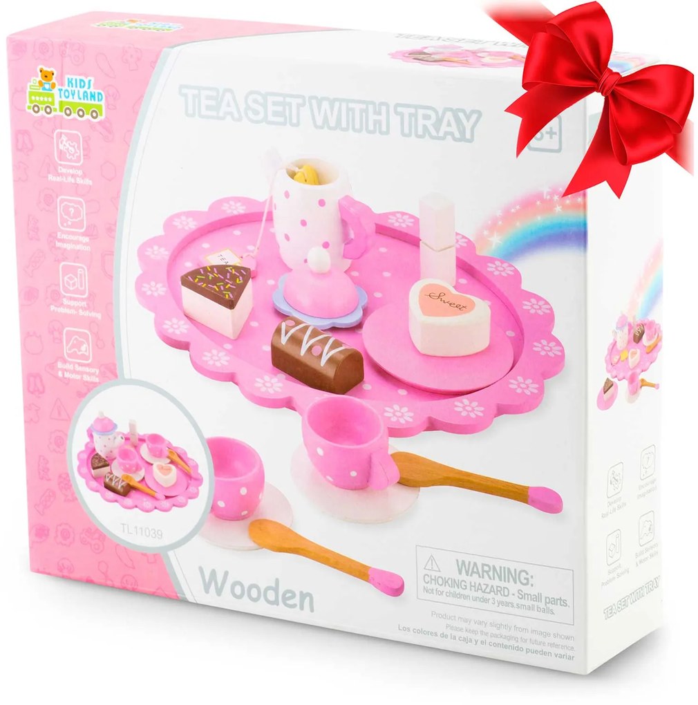 Drevená hračka čajová súprava RK-869 Ricokids