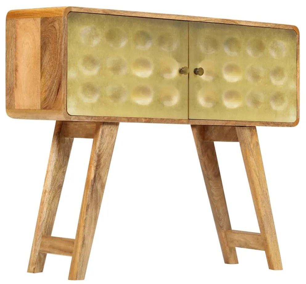 vidaXL Komoda masívne mangovníkové drevo 90x30x77 cm