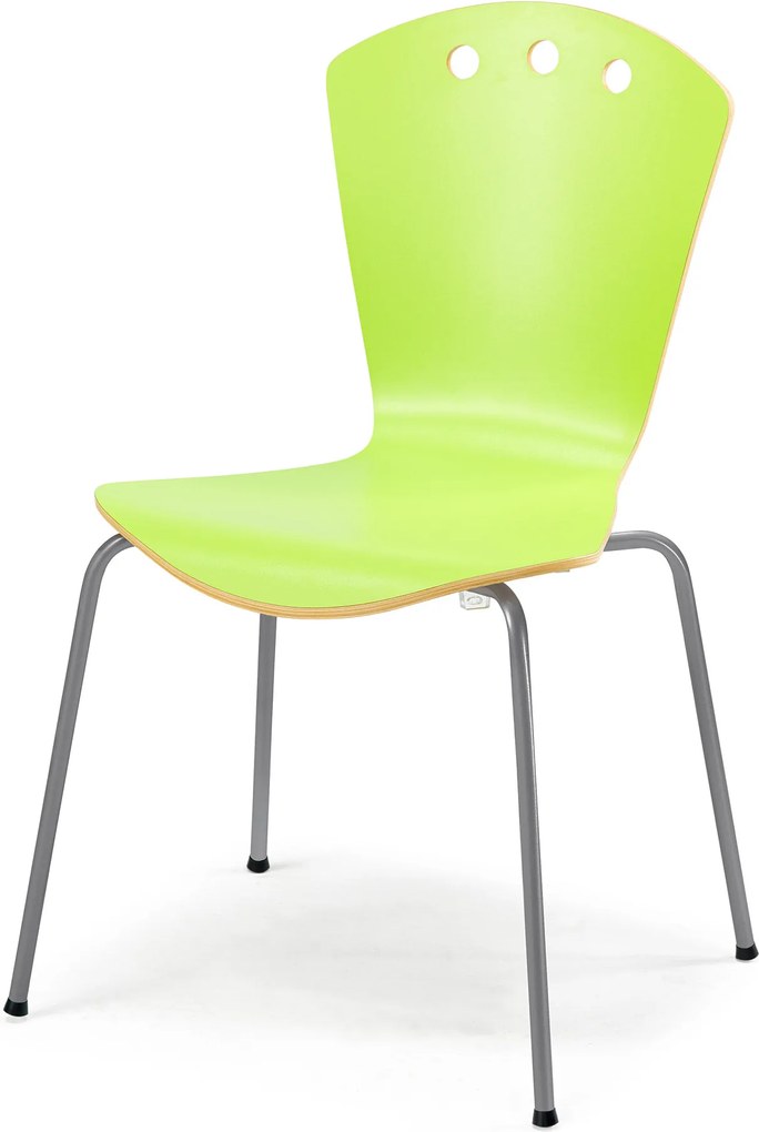Jedálenská stolička Orlando, zelená / šedá