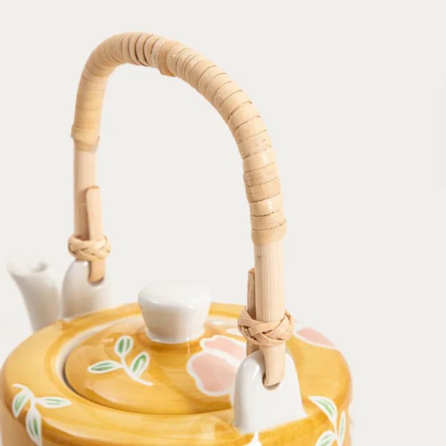 Čajník so šálkami CERRI 772375 žltý