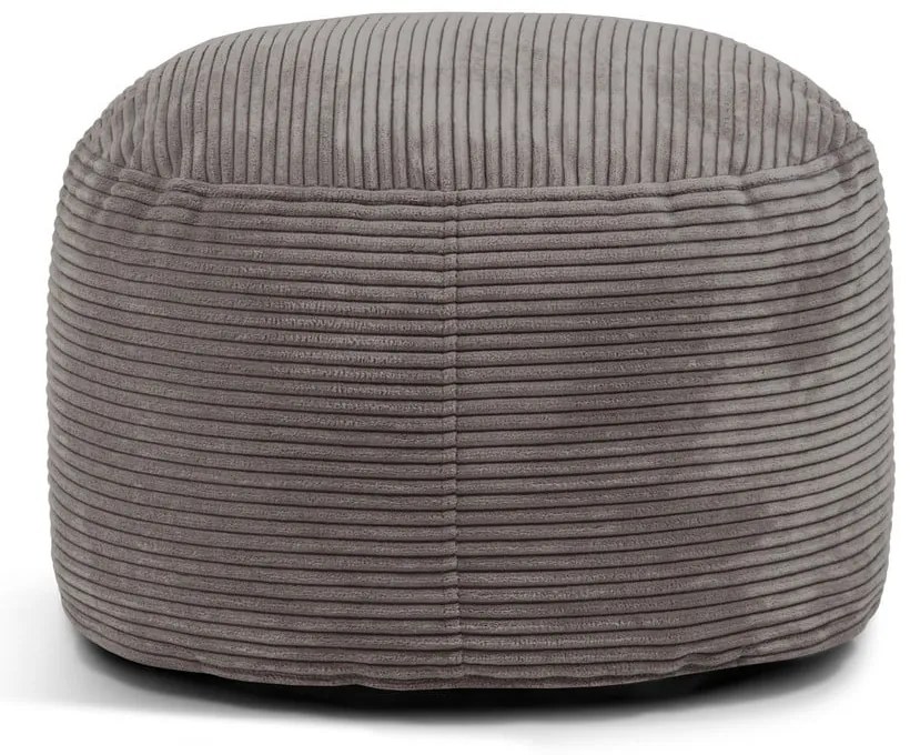 Tmavohnedý menčestrový taburet Om 60 – SLOWDOWN