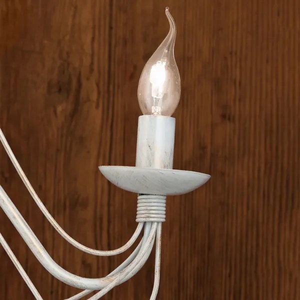 Orion WA 2-809/2 - Nástenná lampa VELA 2xE14/40W/230V biela/zlatá/patina