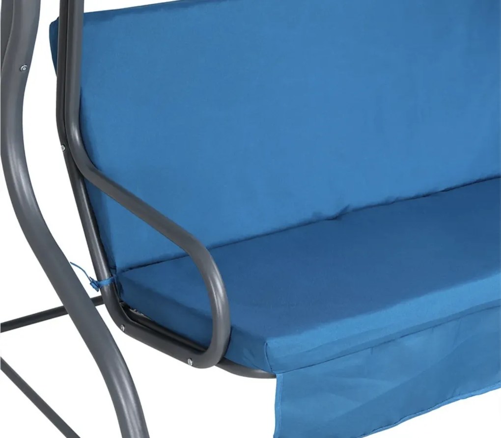 Záhradná hojdačka CANOPS modrá