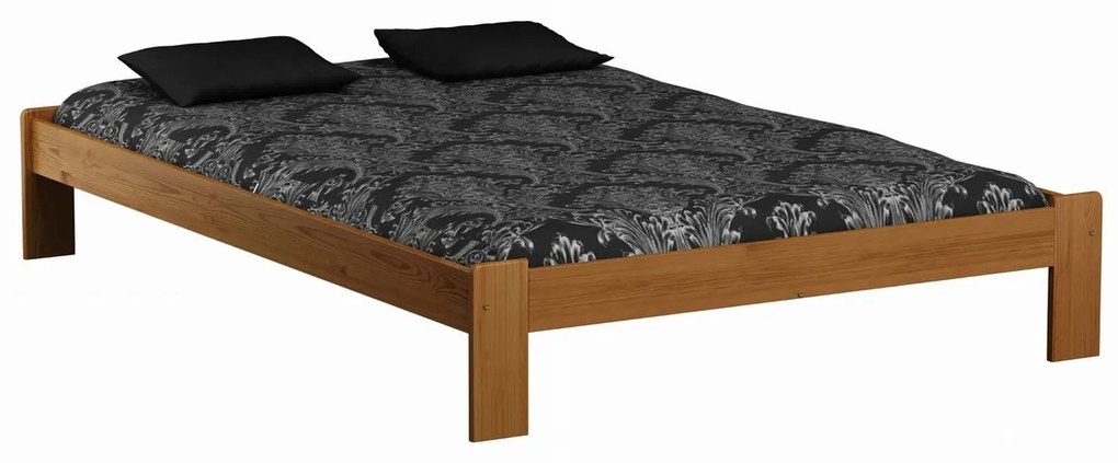 Posteľ ADA 180x200cm z masívu borovice Dub