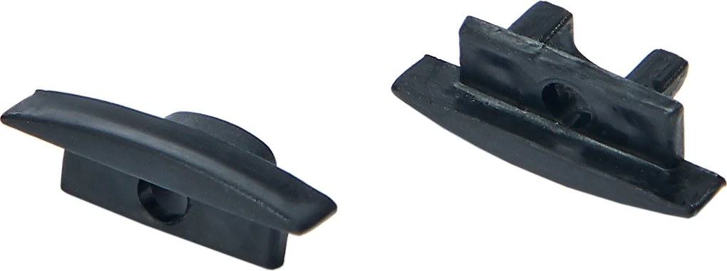 BERGE Koncové krytky profilov BRG-23 2 ks čierne