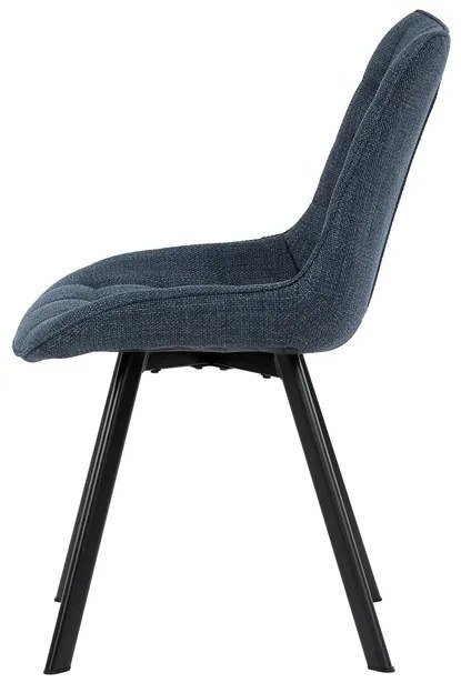 Autronic BONTEC Jedálenská stolička, modrá, látka, HC-465 BLUE2 Farba: Šedá
