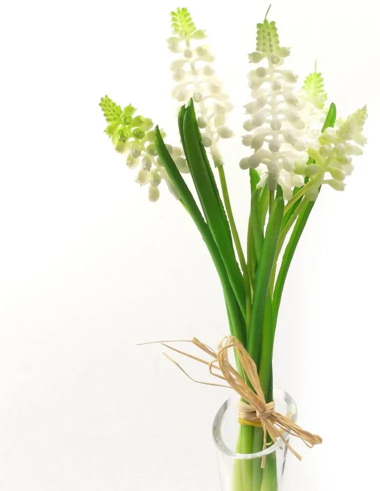 KYTICA MUSCARI UMELÁ BIELA