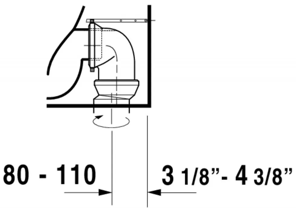 DURAVIT Darling New samostatne stojace WC kapotované s hlbokým splachovaním, 370 x 570 x 400 mm, biela, s povrchom HygieneGlaze, 2139092000