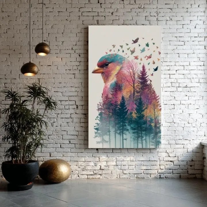 Obraz na plátne Lesná sova - Mystická dekorácia