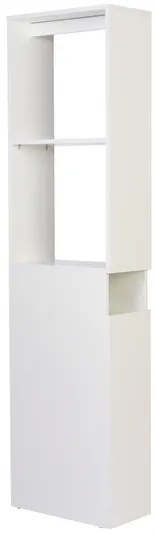Livarno home Regál Liverpool s dvierkami a 2 priehradkami, biela  (100384316)