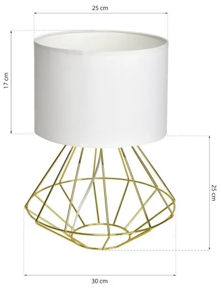 Stolná lampa LUPO 1xE27/60W/230V