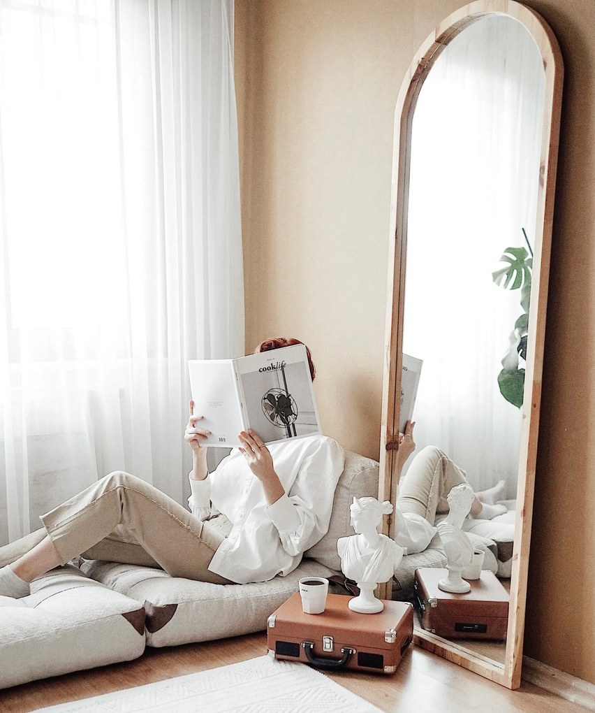 Rozkladacie kreslo Kadife Teddy krémové