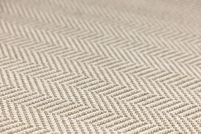 Šnúrkový obojstranný behúň Brussels 205681/10610 Linen krémový / béžový