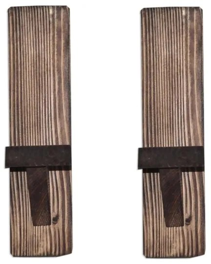 SADA 2x Nástenná polica RAF smrek