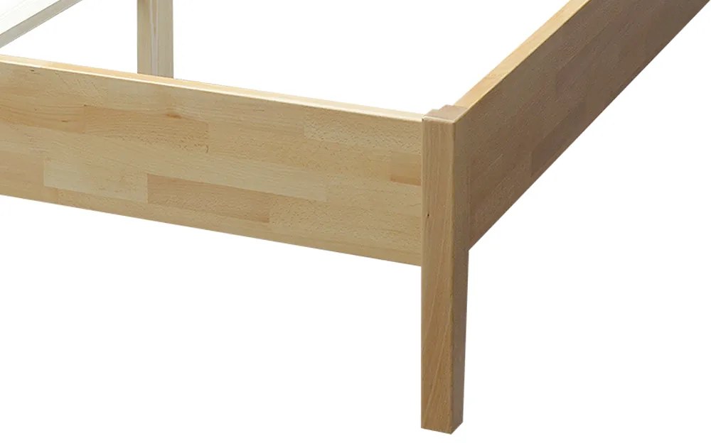 FINES drevená posteľ TALIA 180x200 orech tmavý