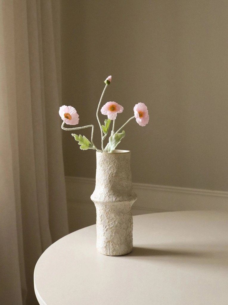 Rastlinná dekorácia Light Pink Poppy