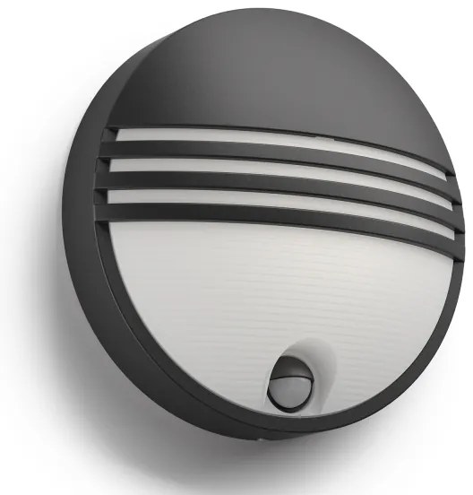 Philips 17297/30/16 -LED Vonkajšie svietidlo so senzorom YARROW 1xLED/6W/230V IP44