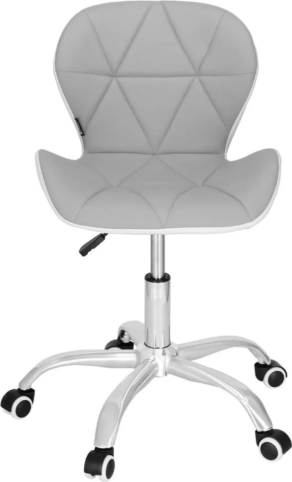 Springos kancelárska stolička – otočná stolička na kolieskach pre prácu a štúdium Farba: sivá