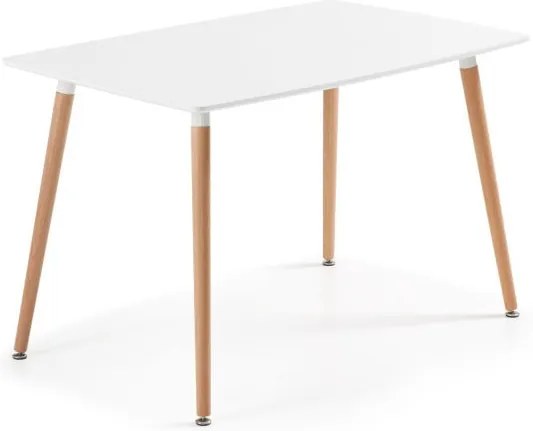 Jedálenský stôl z bukového dreva La Forma Daw, 75 × 120 cm