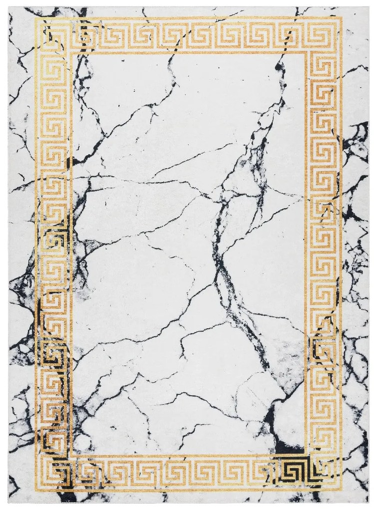 Kusový koberec ANDRE Marble 1126, 120x170, biela, chodba / predsieň, Dywany Łuszczów