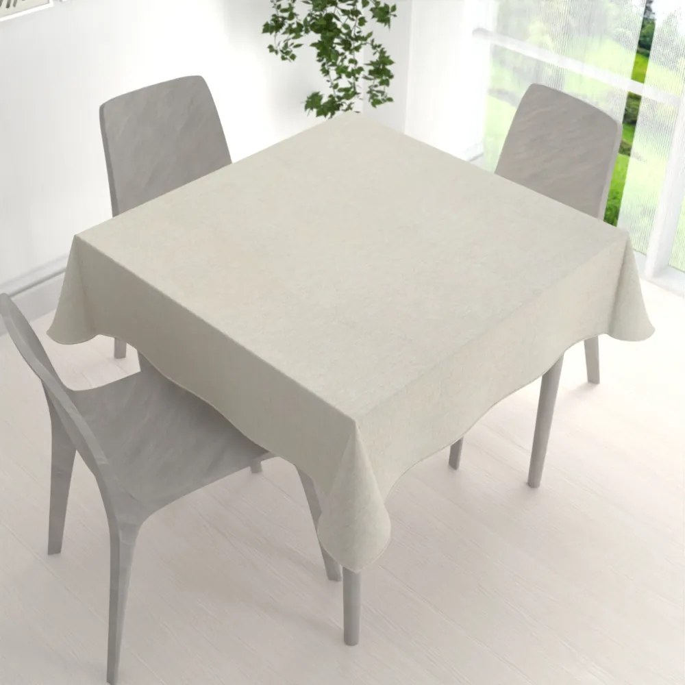 Biante Dekoračný štvorcový obrus BKW-207 Pieskový žíhaný 90x90 cm