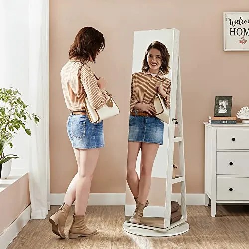 Otočná šperkovnica so zrkadlom JJC007W01