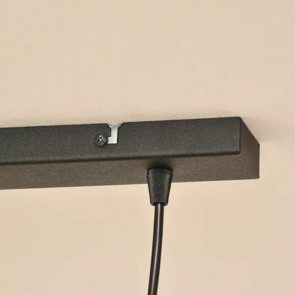 Závesný luster na lanku ALBA 2xE27/15W/230V sivý