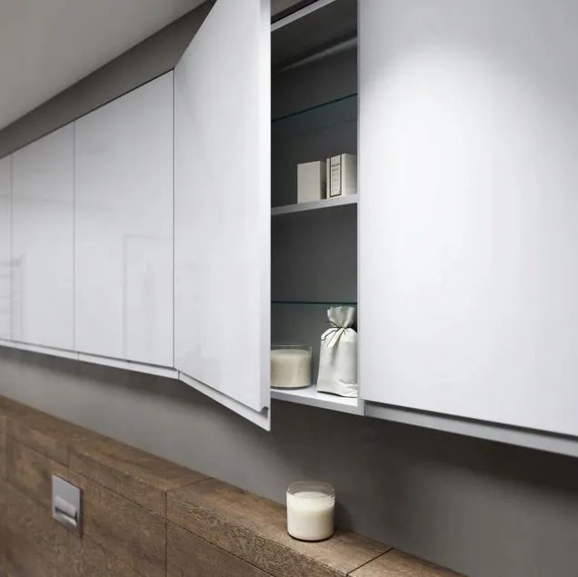 Cersanit Moduo, závesná skrinka 400x141x800 mm, biela lesklá, K116-018