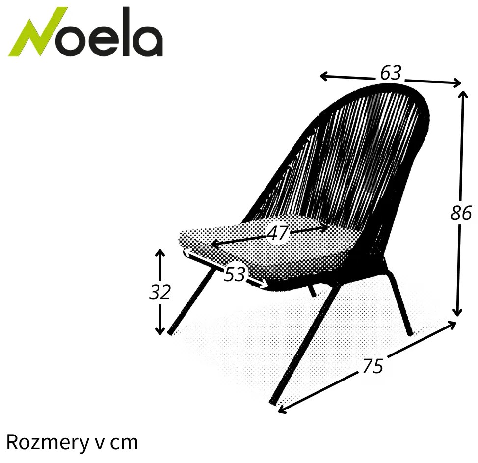Noela Záhradné kreslo Selection North