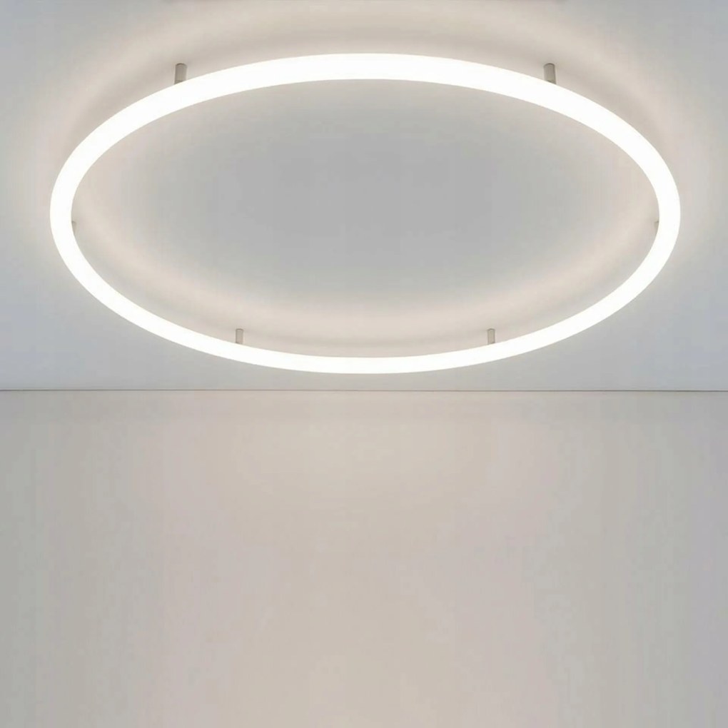 Artemide Alphabet of Light Kruh 155 Led, 155 cm, stmievateľné, biela, polozap