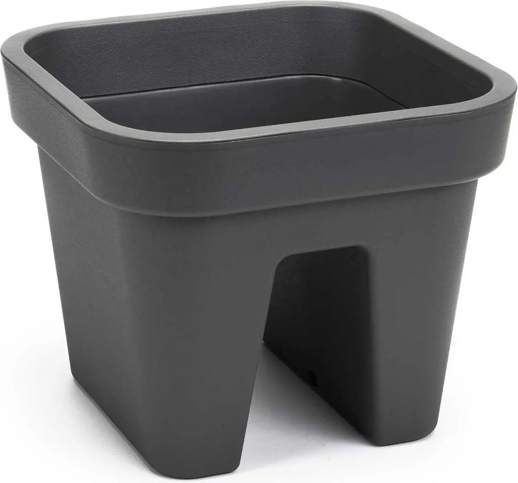 Balkónový truhlík Lys 29 cm antracitový